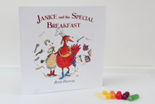 Load image into Gallery viewer, Janice and the Special Breakfast is a heartwarming story about friendship and self confidence. Find out more in this exciting tale about your favourite little sheep. Suitable for those aged 5 -7 years.