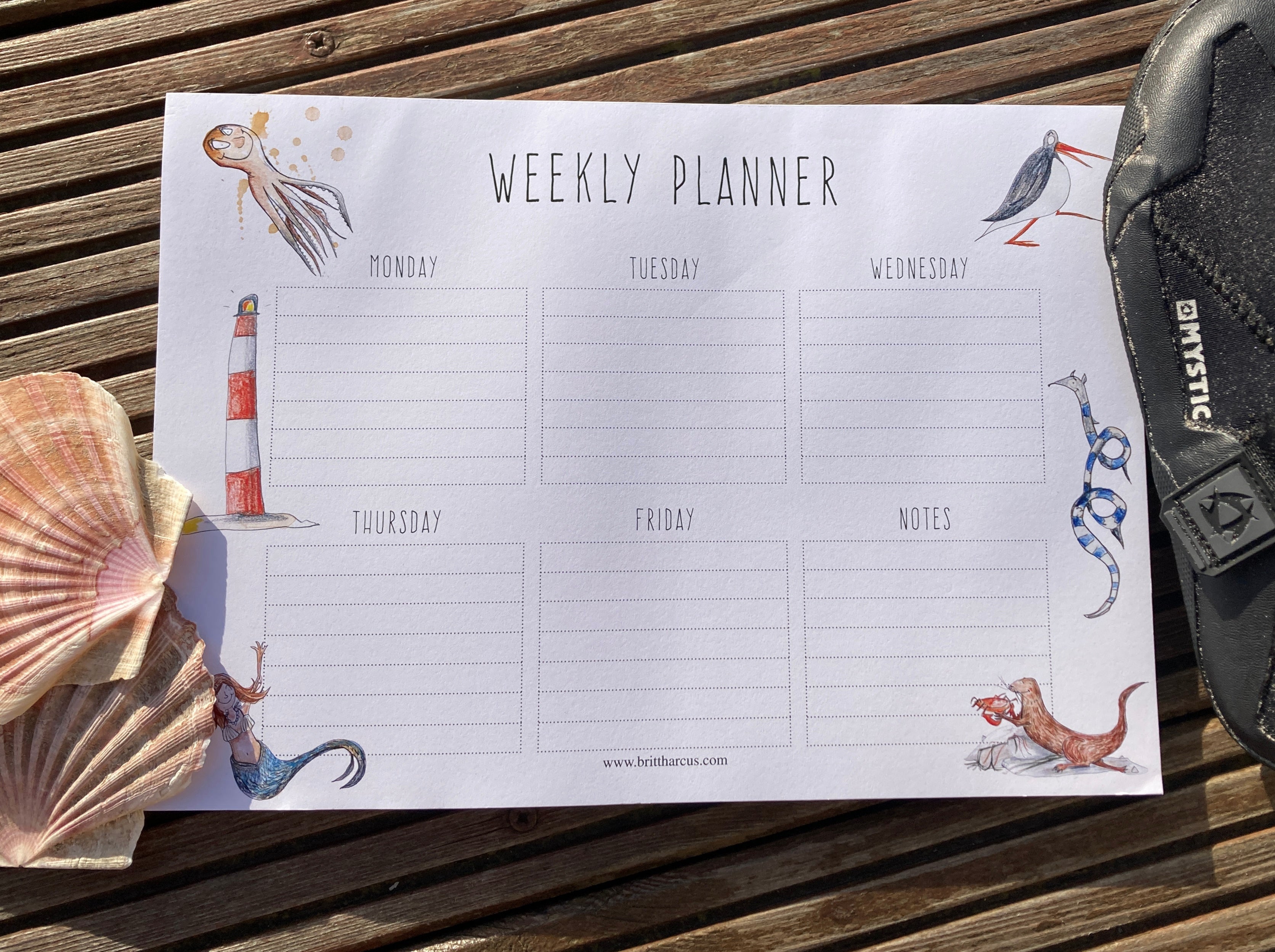 Weekly Planner – Britt Harcus